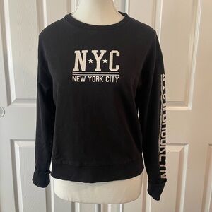 Divided Black NYC Sweatshirt for Women